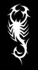 TRIBAL SCORPION Vinyl Decal (3 Sizes, 12 Colors) gallery