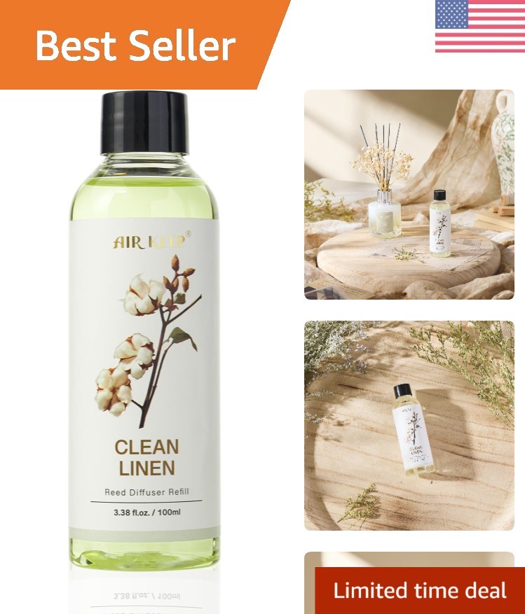 Clean Linen Diffuser Oil Refill - 3.38 Fluid Oz for Inviting Homes gallery