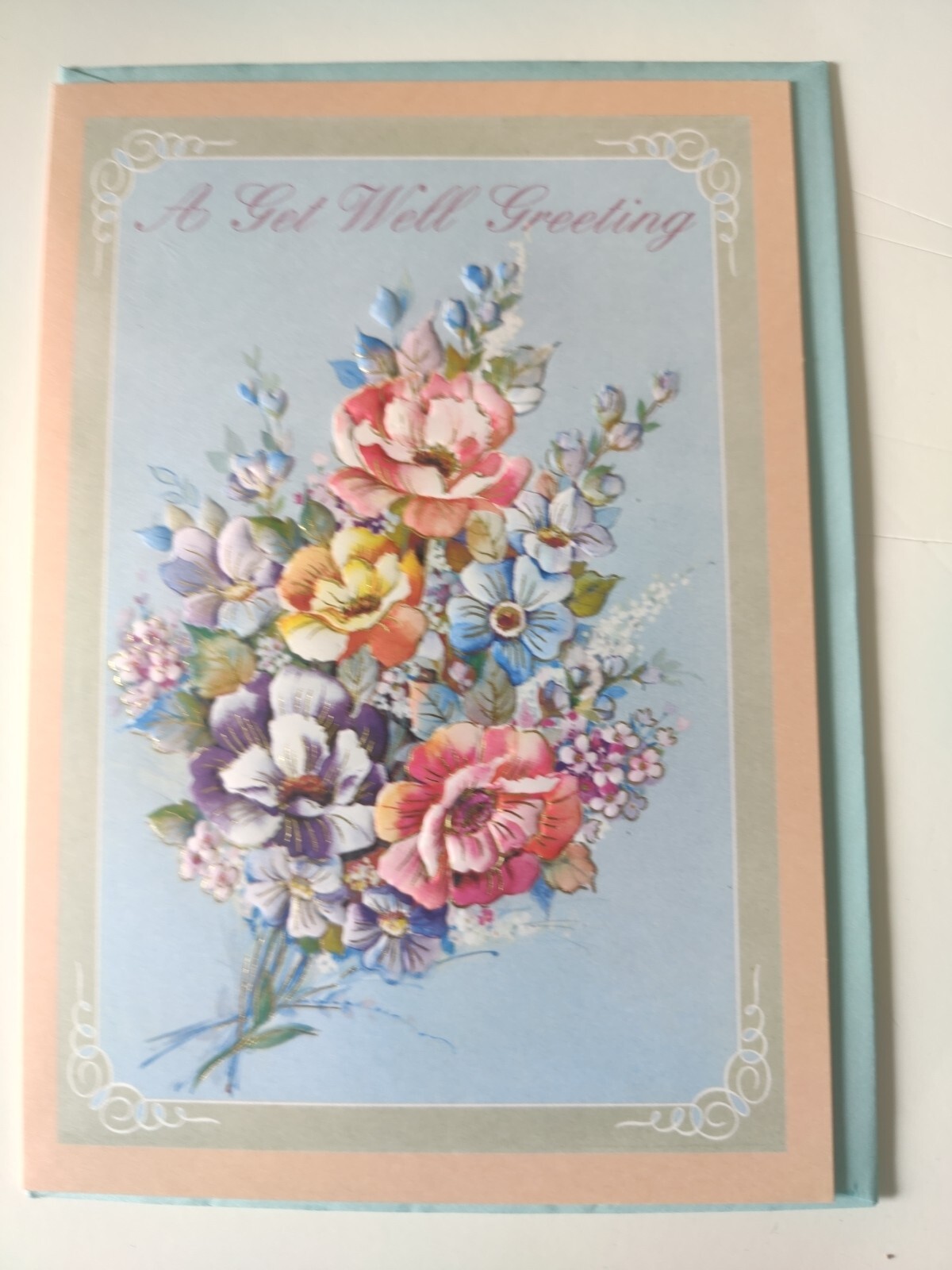 Get Well Greeting Card with Envelope - A Get Well Greeting gallery
