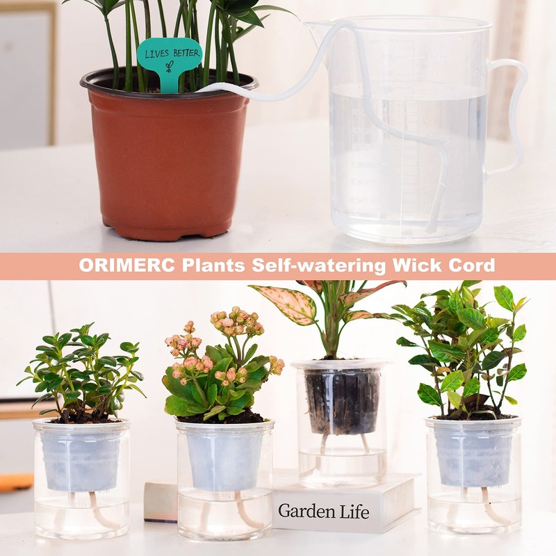 30 Pack 3 Inch Net Cups with 30 Ft Hydroponic Wicks & 30 Plant Labels gallery