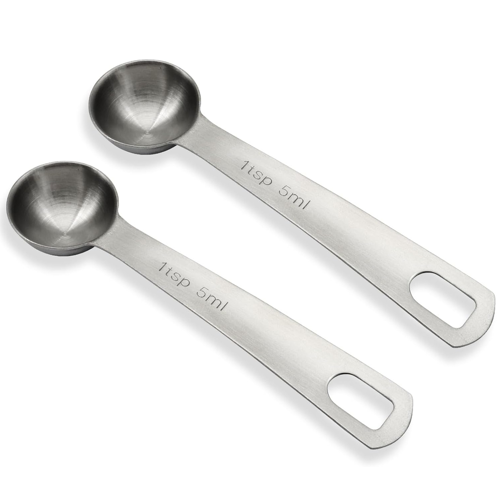 Measuring Spoon 1 Teaspoon 5ml 5cc Stainless Steel Cooking Baking Spices 2 Pack gallery