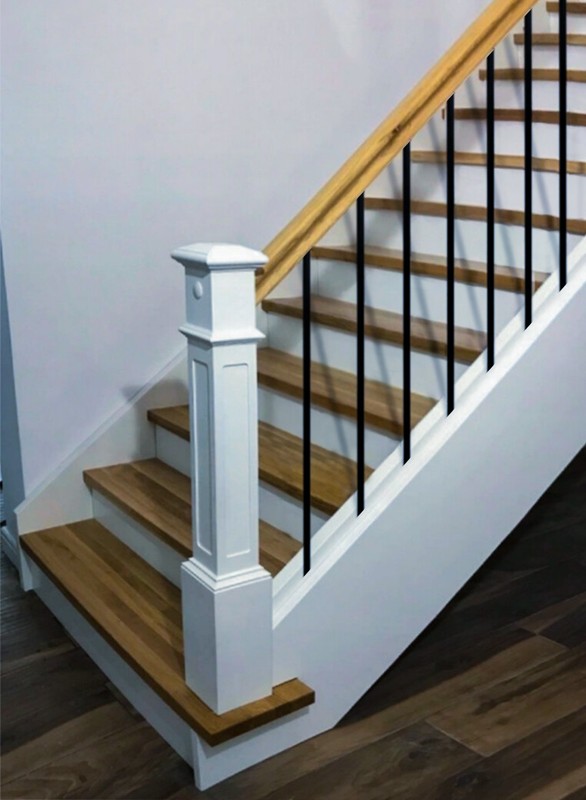 Iron Balusters 5/8" Round x 44" Long Classic, Hollow - 30pcs - Satin Black DH-28 gallery