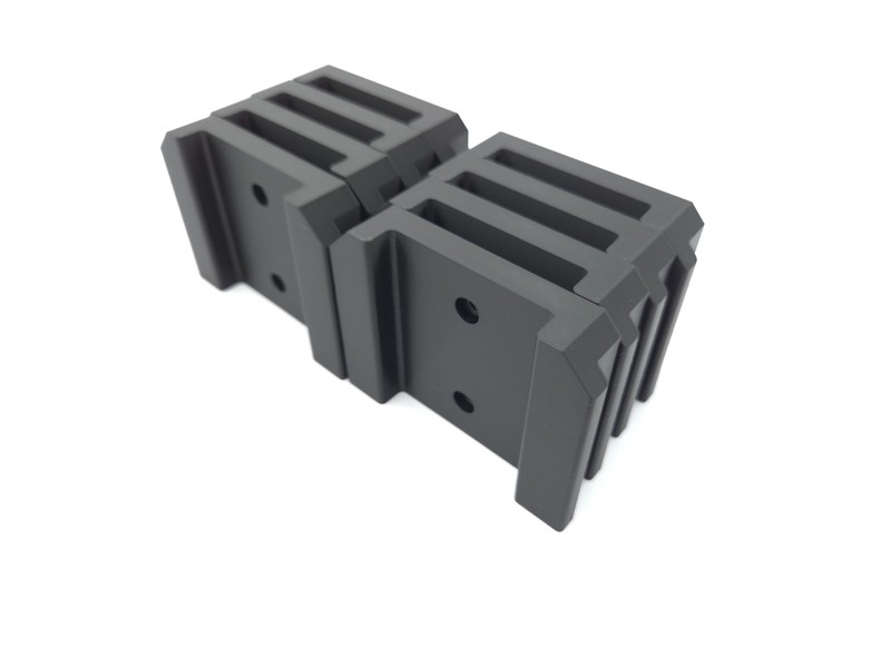 8 Pack - Battery Holder Wall Shelf Mount – Compatible with EGO 56V - 3D Printed gallery