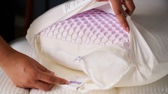 Purple GridCloud Grid Cloud Pillow, Down-Alternative, GelFlex Grid – Standard Sz