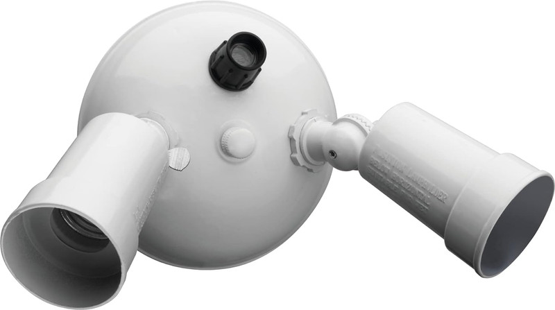 Adjustable Dusk Dawn Security Light, Twin Par Outdoor Flood Light Holder, Photoc gallery