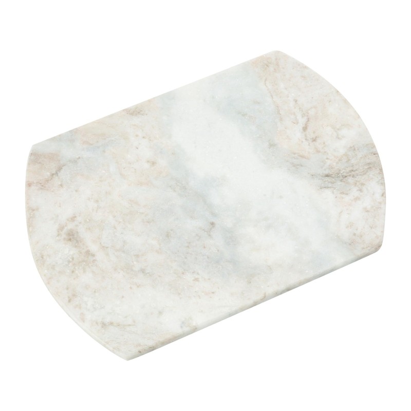 Creative Co-Op Long Marble Cutting Board Buff 12 X 8 Df4282 gallery