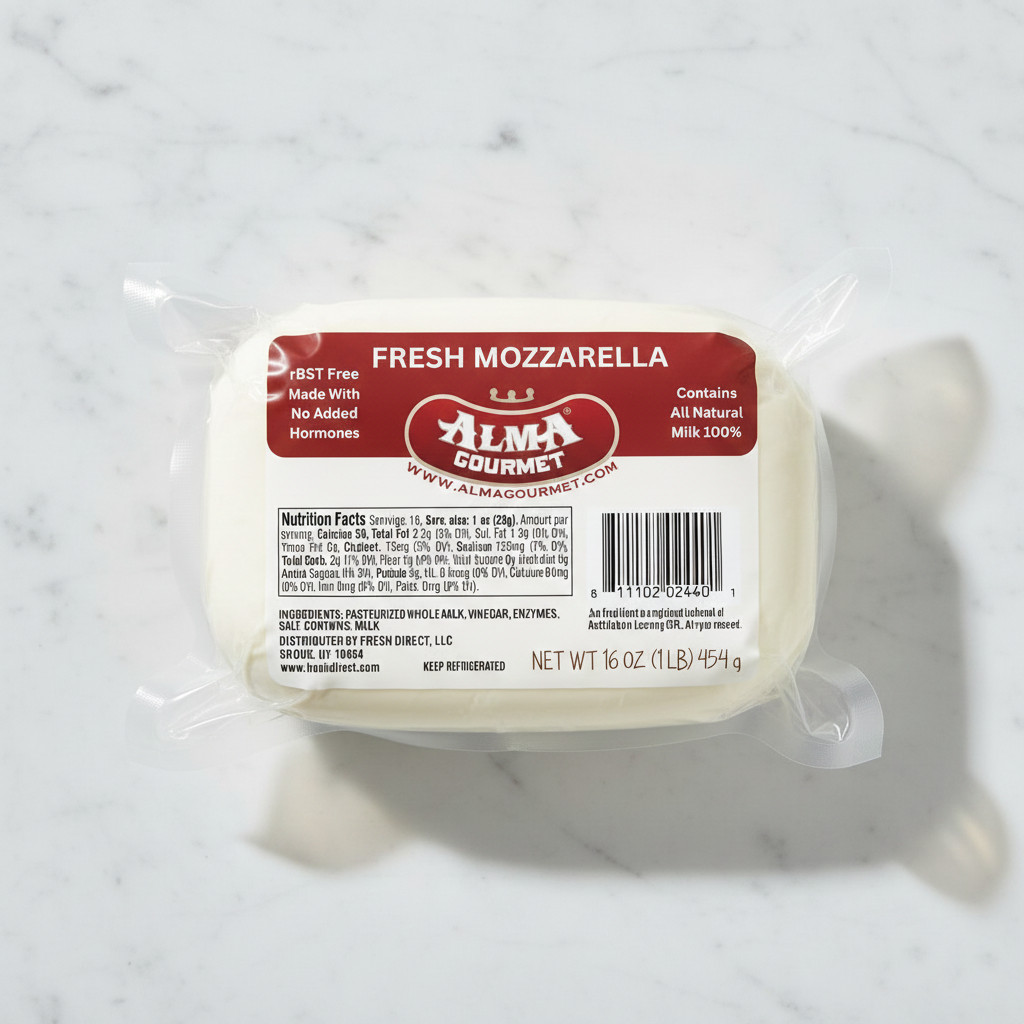 Fresh Mozzarella Cheese – 1 lb (Domestic) gallery