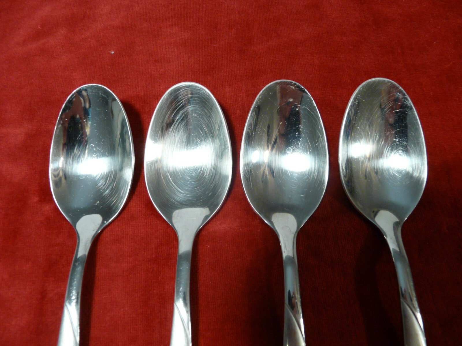 4 Soup Spoons Cambridge MERCADO D-20 Stainless Flatware 7 7/8" gallery