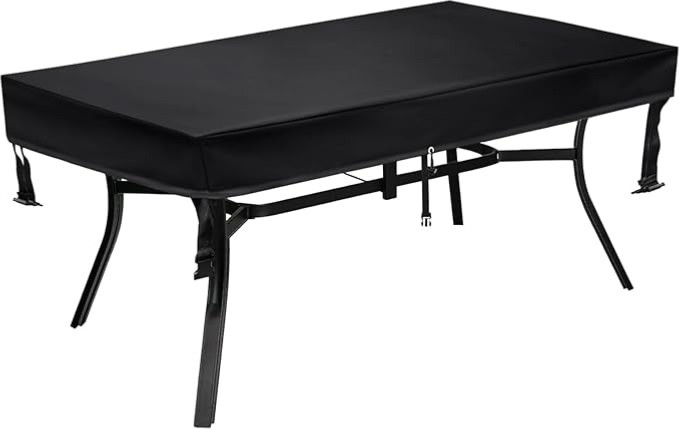 2 pack Indoor/Outdoor Table Cover rectangular (72" L x 35" W Patio Table Cover gallery