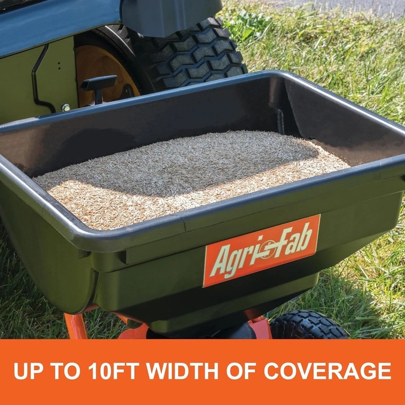 85 lb. Tow Behind Spreader, Black/Orange^ gallery