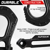 Synthetic Winch Rope - 1/4" x 50ft 10,000LBS 1/4" rope with 6" fairlead Black gallery
