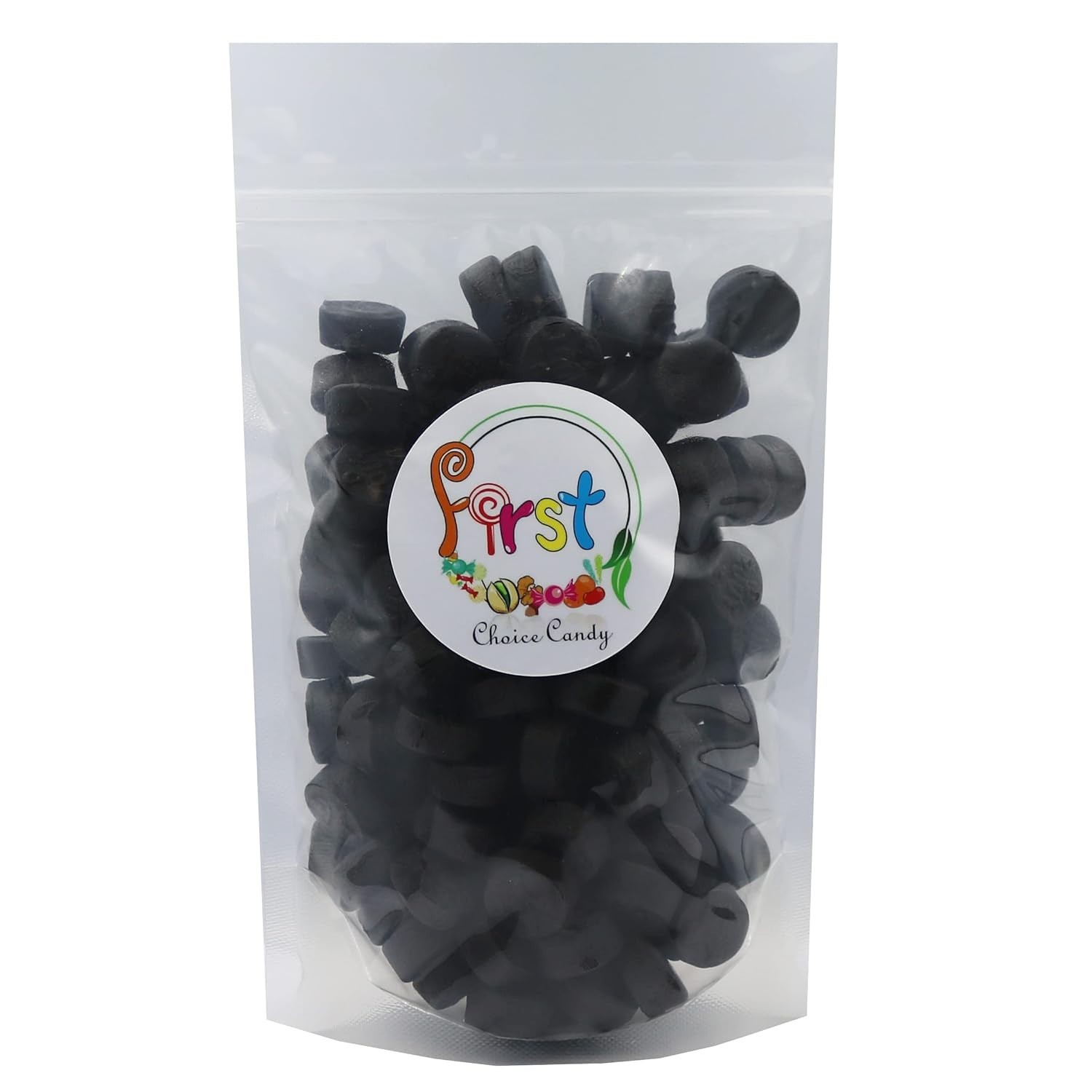 FirstChoiceCandy Black Licorice Bite Size Chewy Candy, Double Salt Licorice gallery