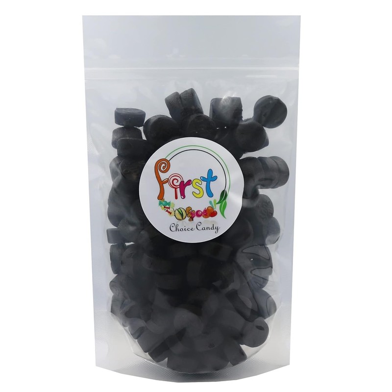 FirstChoiceCandy Black Licorice Bite Size Chewy Candy, Double Salt Licorice gallery
