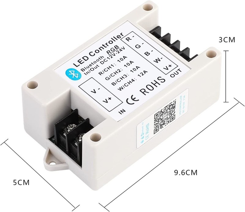 Bluetooth Controller RGB/RGBW APP Control For 3528 5050 RGB LED Strip Lights gallery
