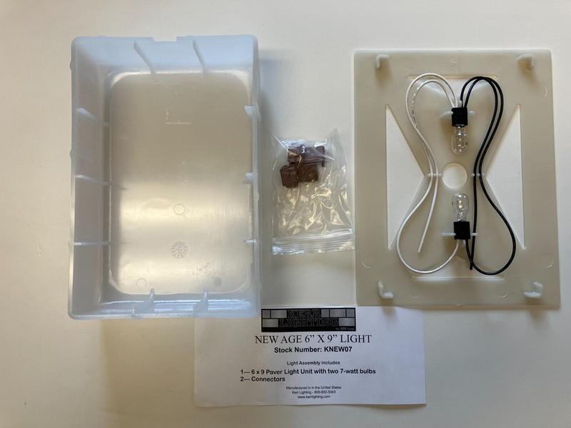 (6-Pack KIT) Kerr Lighting New Age Paver Lights (6.25" x 9.25") for Driveways +. gallery