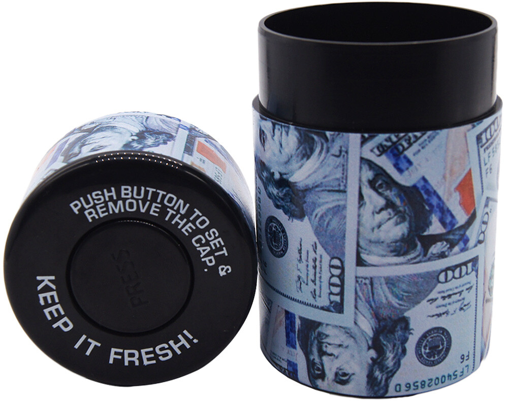 Vacuum Sealed Herb Stash Jar Container Airtight Smell Proof Plastic Storage $ gallery
