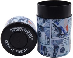 Vacuum Sealed Herb Stash Jar Container Airtight Smell Proof Plastic Storage $