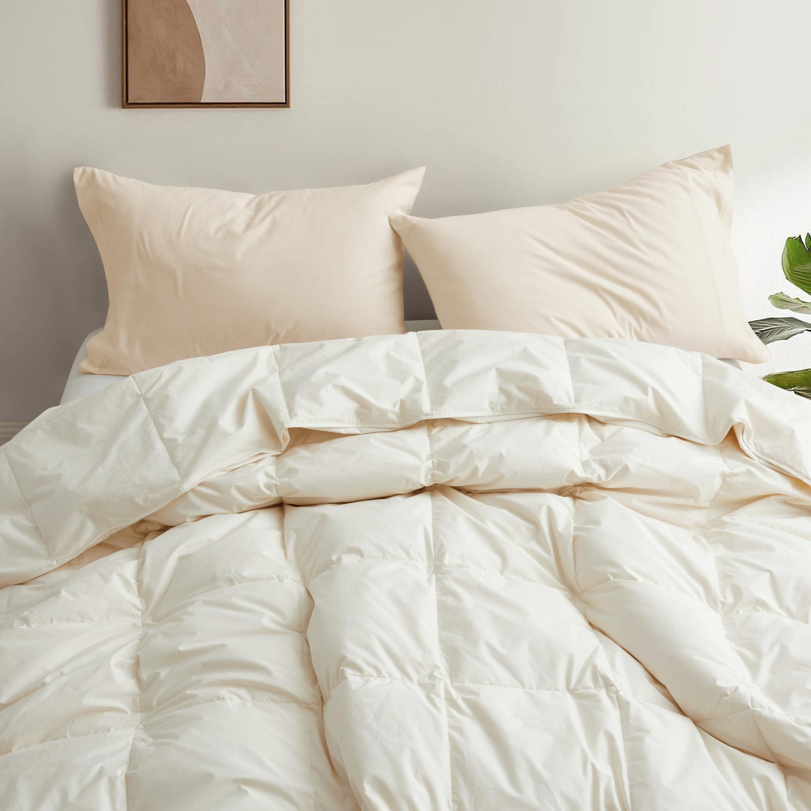 Lightweight Summer Organic Cotton Blanket Comforter Down Feather for Hot Sleeper gallery