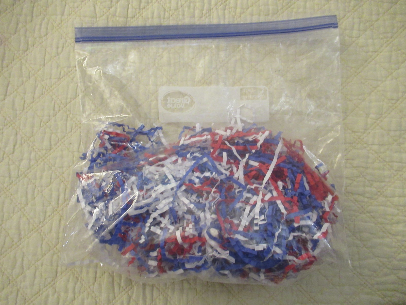 Red, White & Blue Paper Shred Crinkle Cut gallery