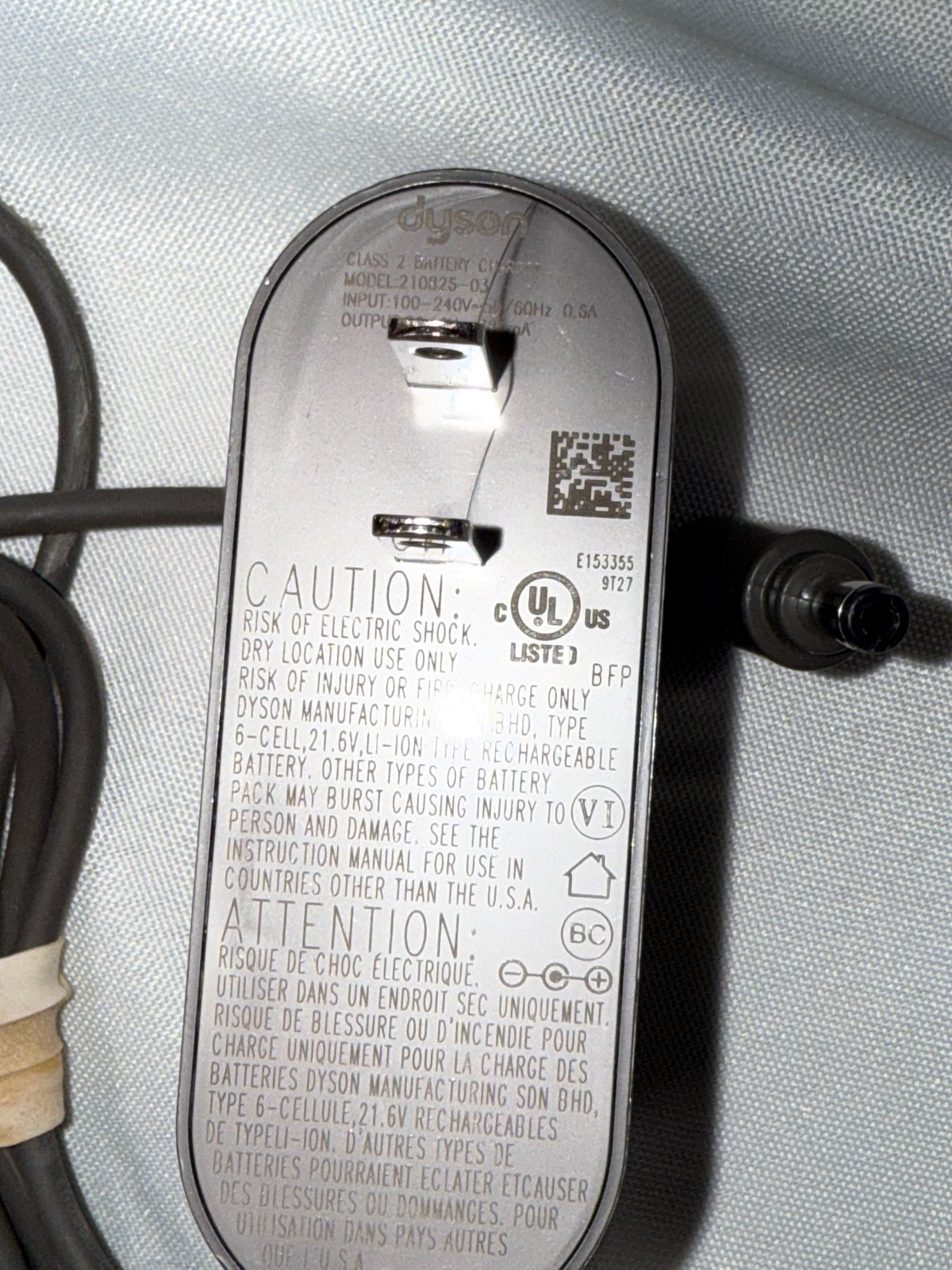 Genuine Dyson V6 V7 V8 Charger Power Adapter 210826-03 OEM gallery