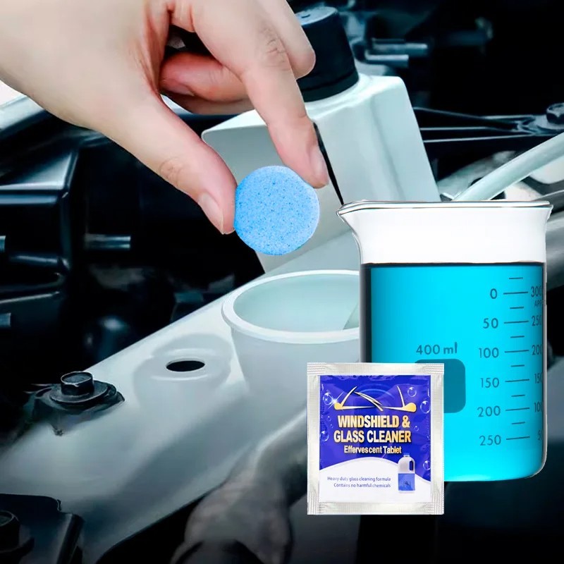 Car Windshield Washer Tablets Concentrated Effervescent Wiper Fluid Glass Cleane gallery