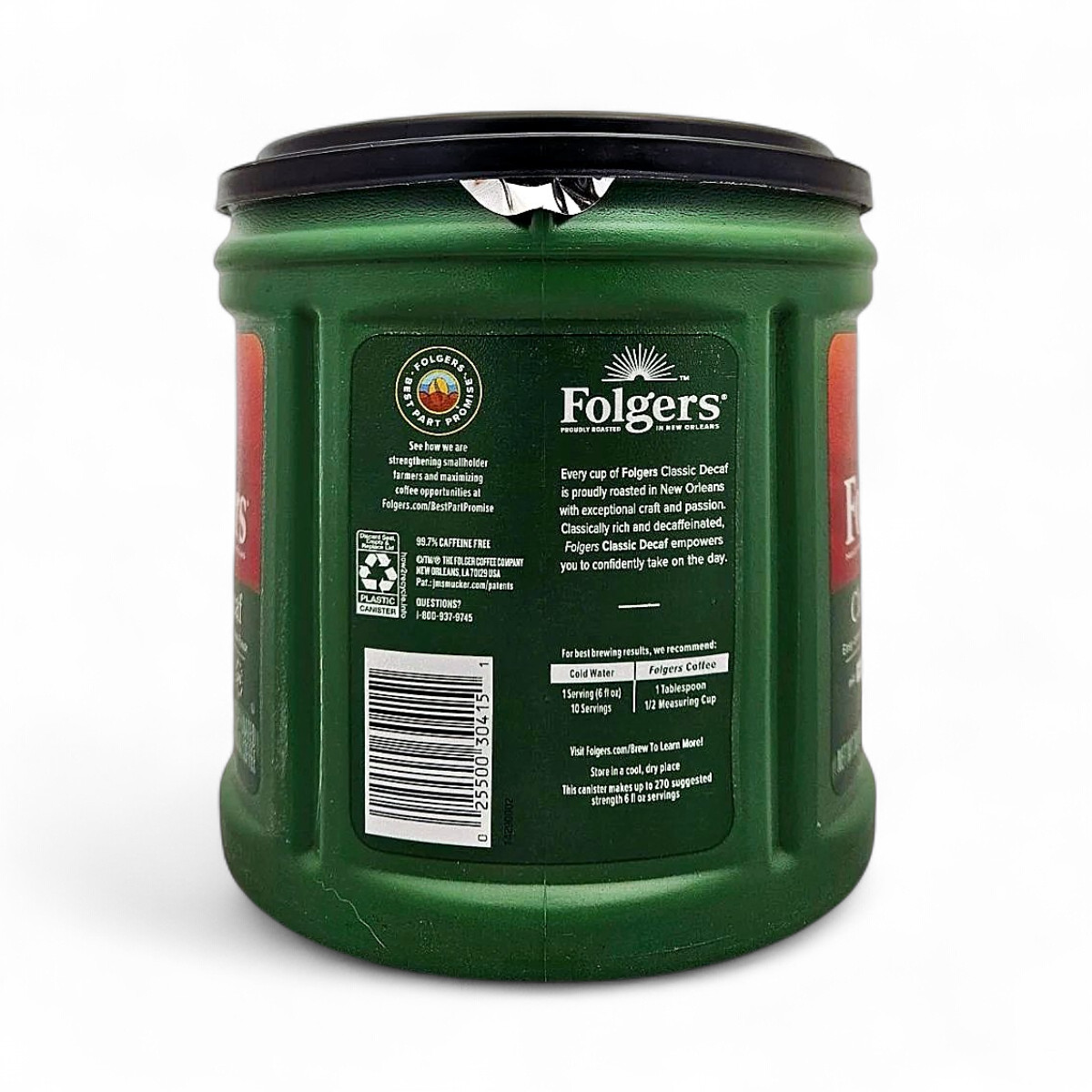 Folgers Decaffeinated Classic Medium Roast Ground Coffee - 28.8 oz gallery