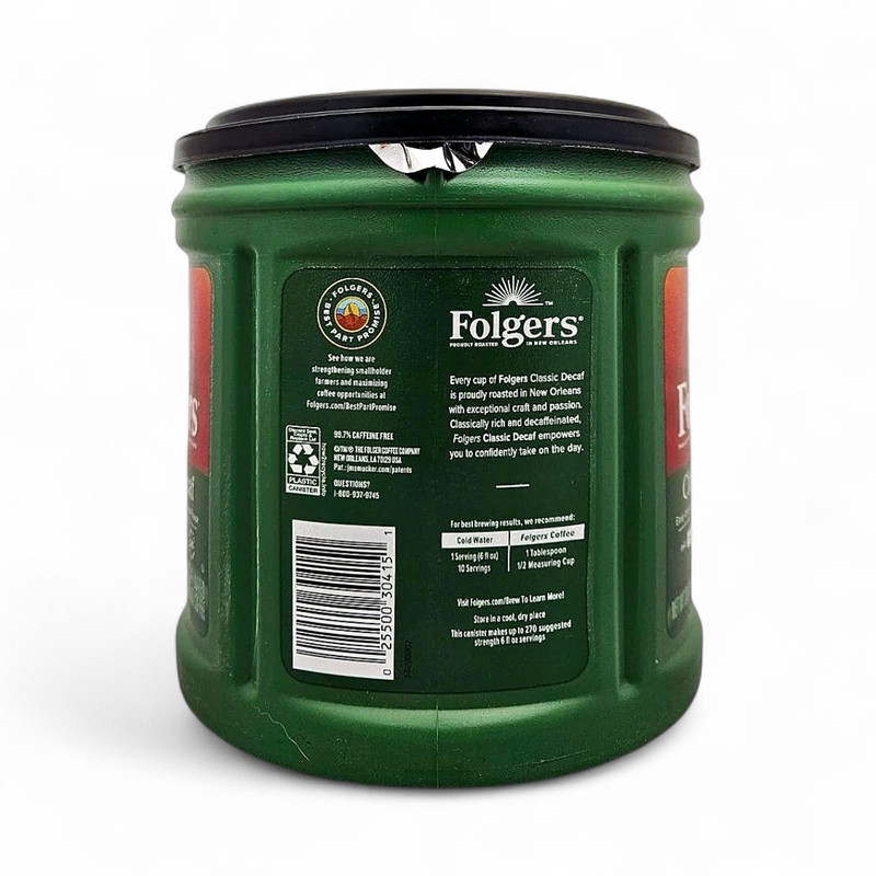 Folgers Decaffeinated Classic Medium Roast Ground Coffee - 28.8 oz gallery