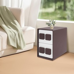 Modern Minimalist End Table, Bedside Table for Bedrooms, Modern Nightstand