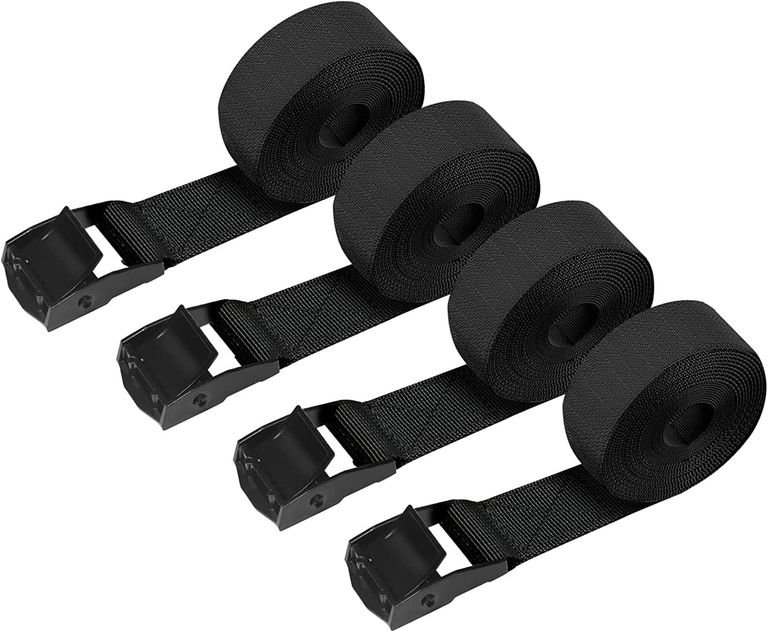 4 Pack Tie down Strap,5Ft X 1" Lashing Straps with Adjustable Buckle Heavy Duty gallery