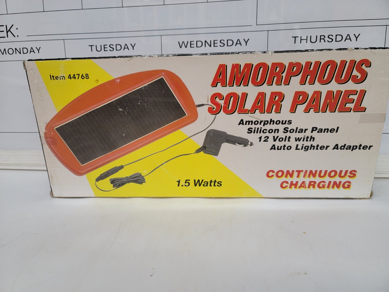 Amorphous Solar Panel 1.5 Watt Trickle Charger 44768 gallery