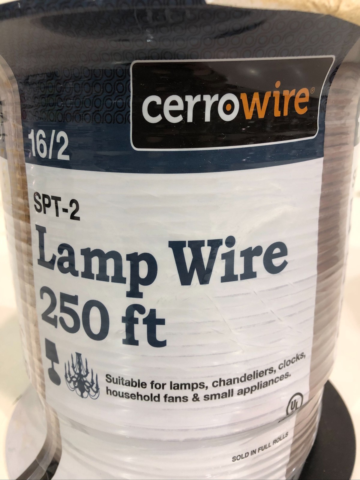Cerrowire 250 ft. 16/2 Stranded Lamp Cord, Brown New gallery