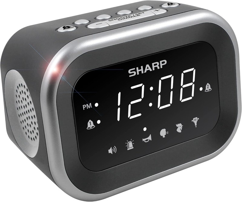 Sharp Big Bang Super Loud Alarm Clock for Heavy Sleepers, 6 Extremely Loud Wake gallery