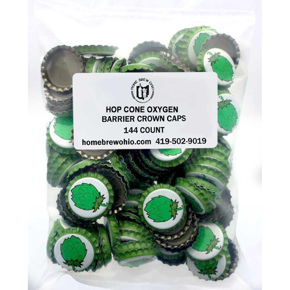 Beer Bottle Crown Caps - (Hop Cone) Package of 144 gallery