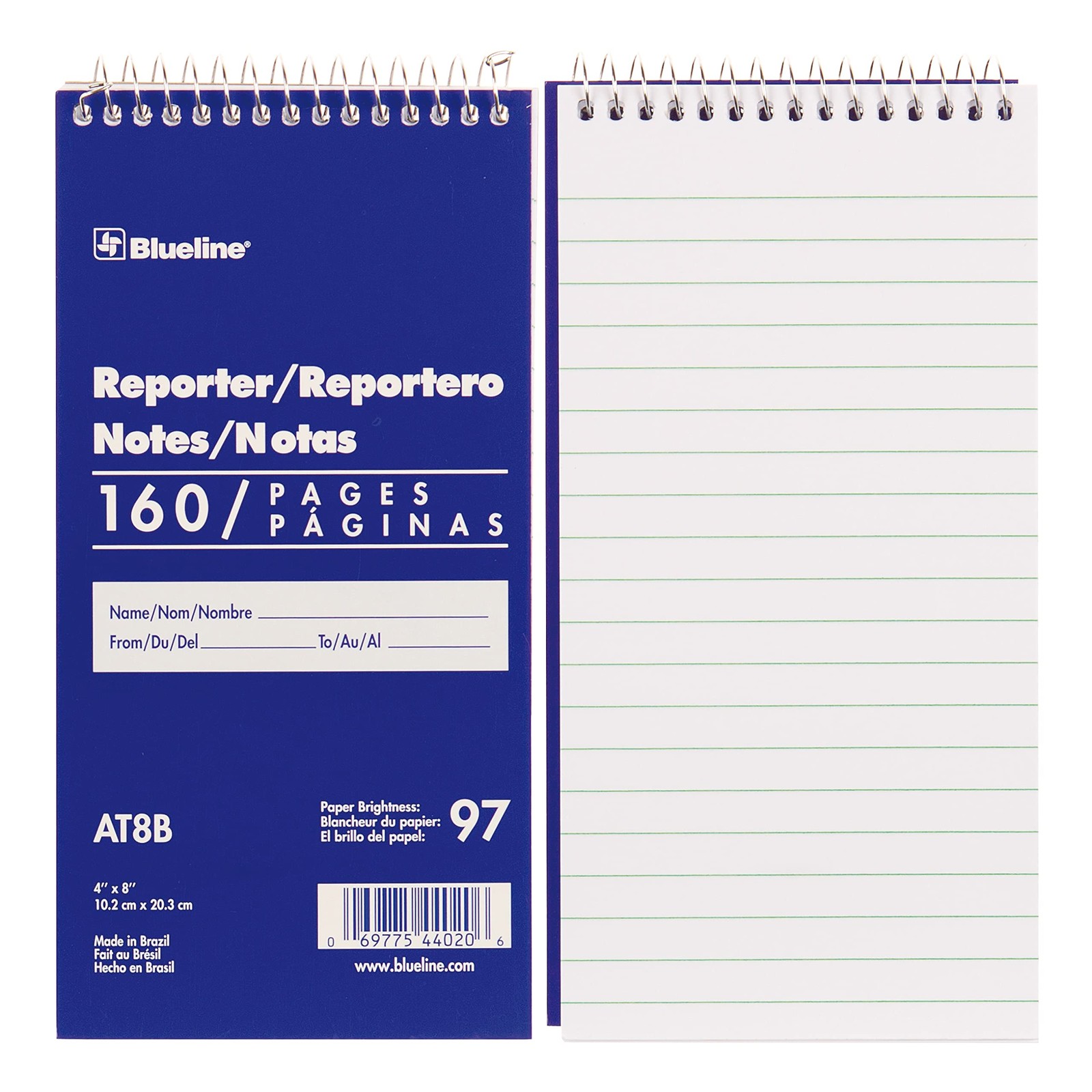 Medium Rule Reporter Notebook 4x8 Writing Journal 160 Pages gallery