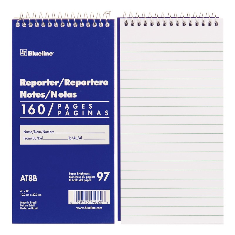 Medium Rule Reporter Notebook 4x8 Writing Journal 160 Pages gallery