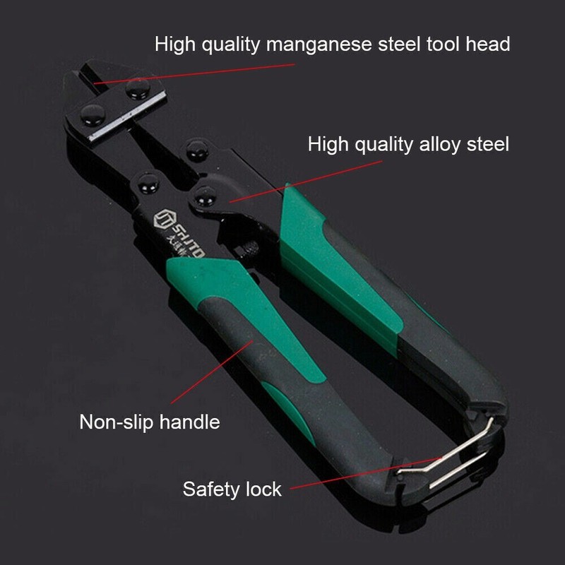 Cutting Pliers Hand Tool 8" Wire Cutters Crimper Self-Adjusting Cable Stripper gallery