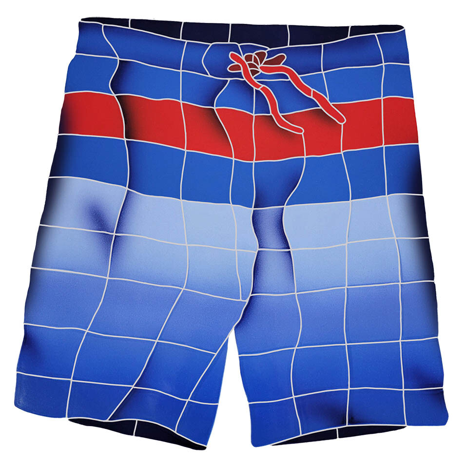 Board Shorts Pool Mosaic Tile Swim Patio Deck Wall Bar Table Bathroom Shower Art gallery