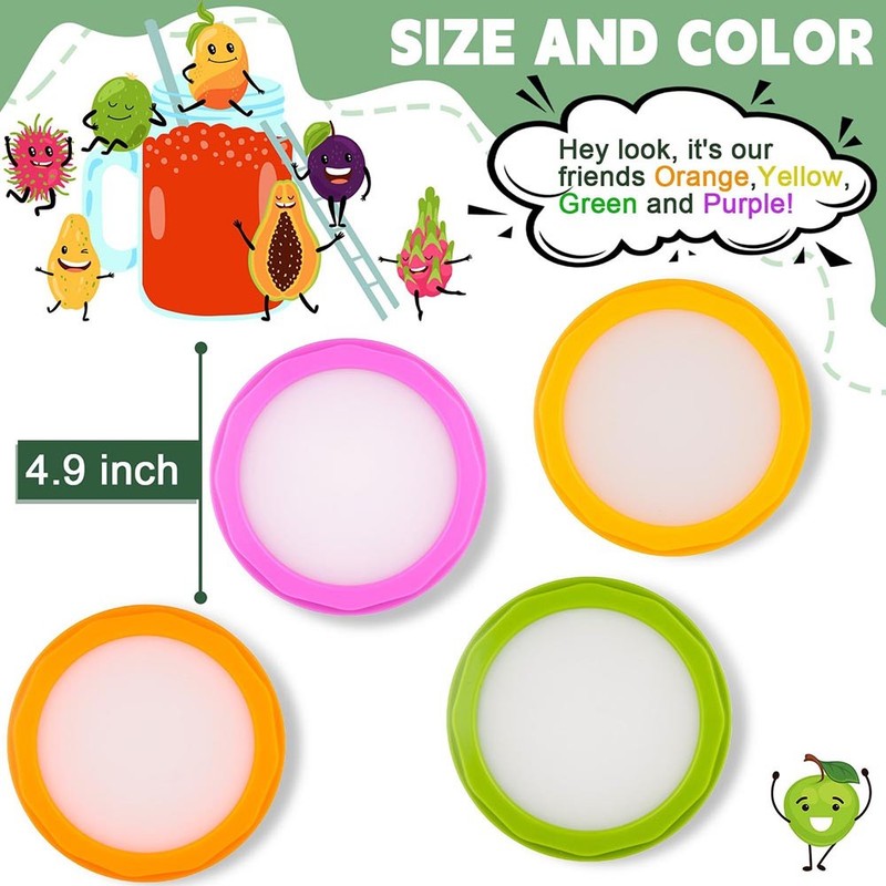 All-Fruit-&-Vegetable 4-Piece Set Half-Cut Fruit and Vegetable Fresh-Keeping Box gallery