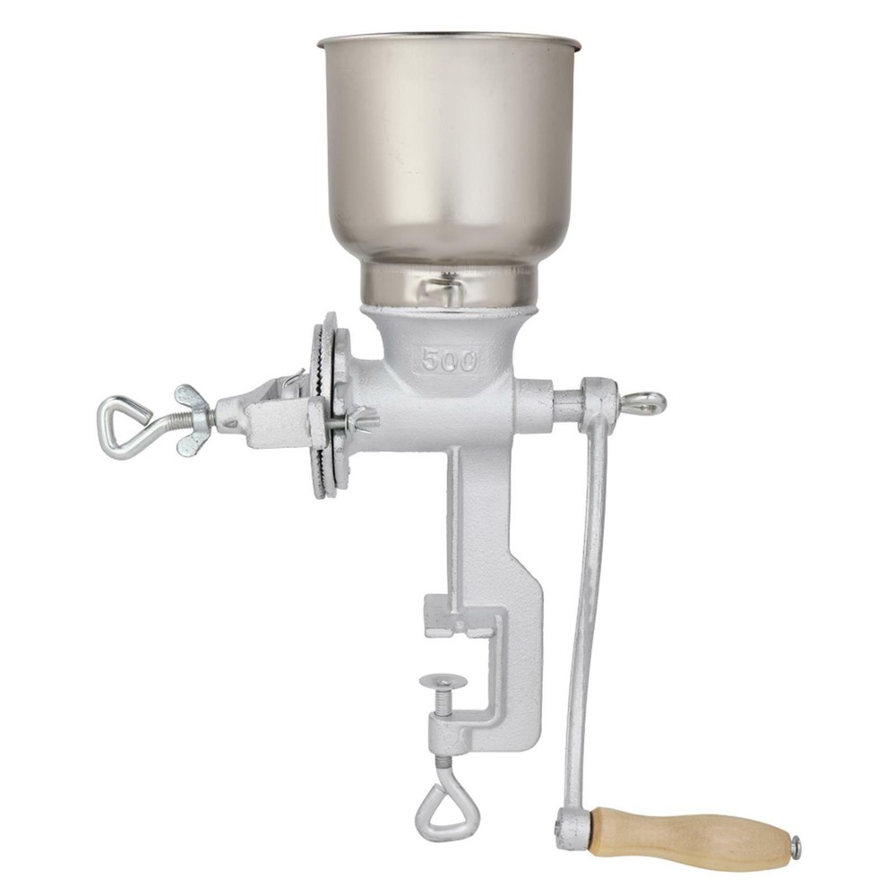 Manual Corn Grinder Flour Maker Wheat Grain Nut Nut Mill Crank Labor-saving Cast