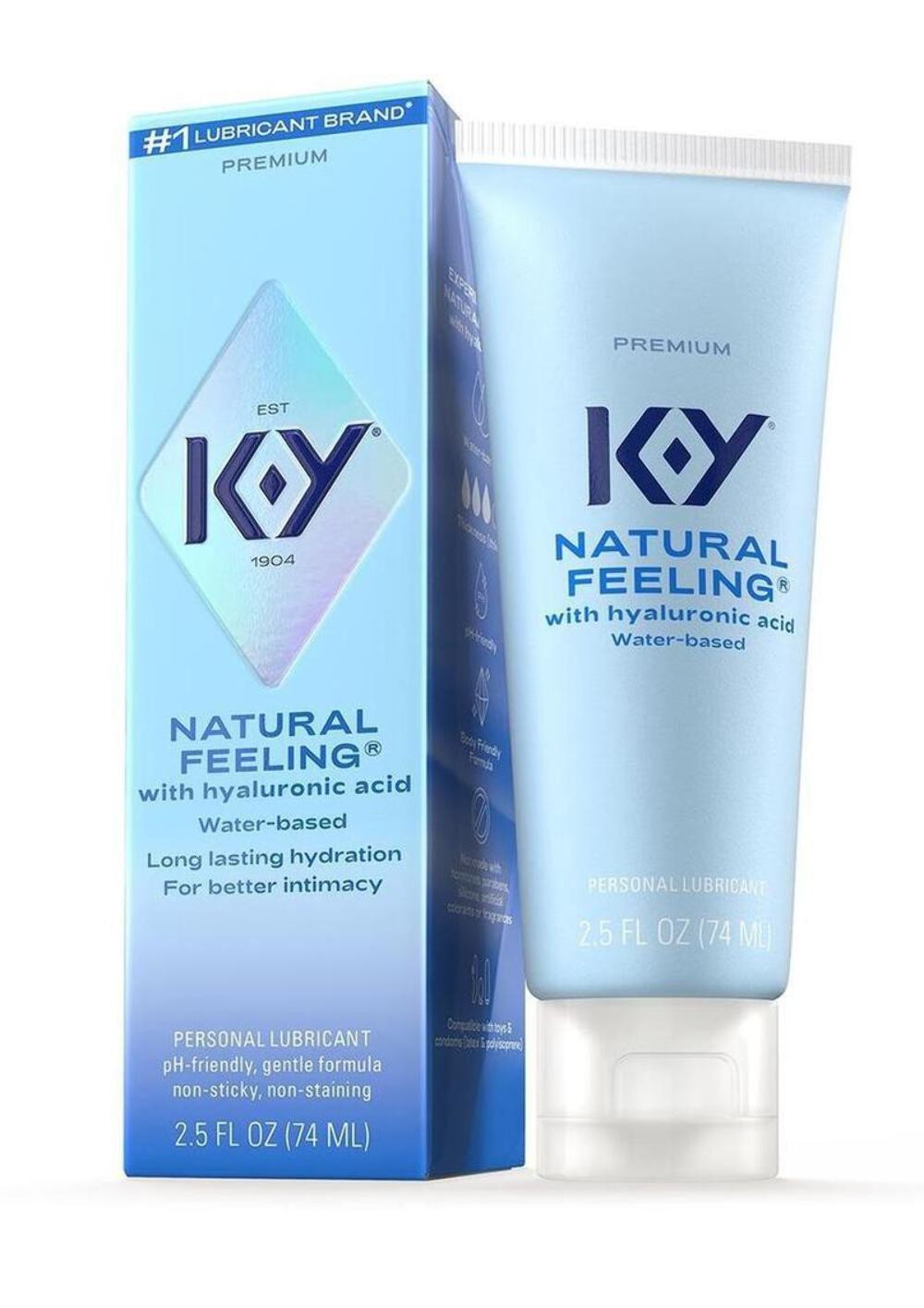 K-Y Hydrate Natural Feeling Moisturizing Water Based Lubricant with Hyaluronic A gallery