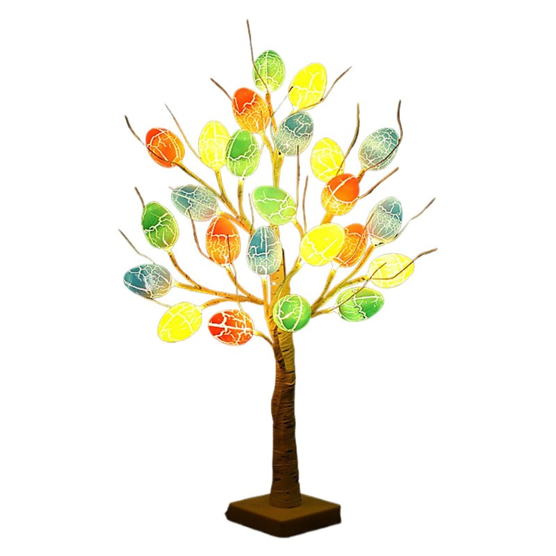 Easter Egg Tree LED Bendable Branches Ornament 23.6in Tabletop Easter Decor gallery