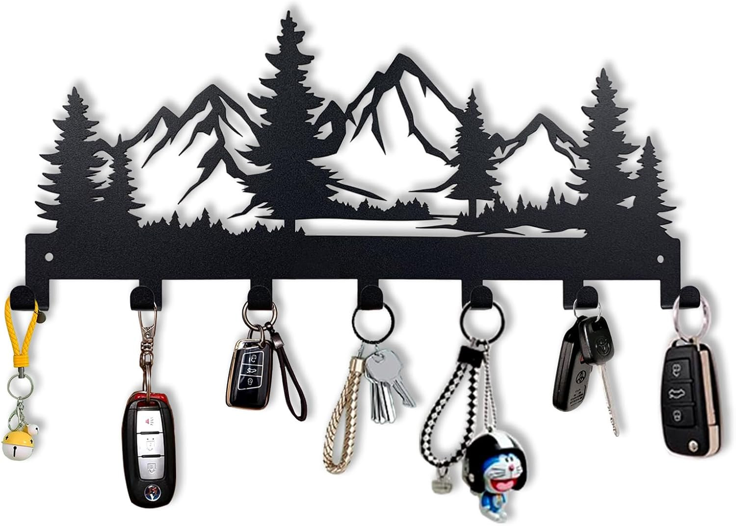 Metal Key Holder Wall Mounted Key Hooks Key Holder for Wall Key Organizer Rack gallery