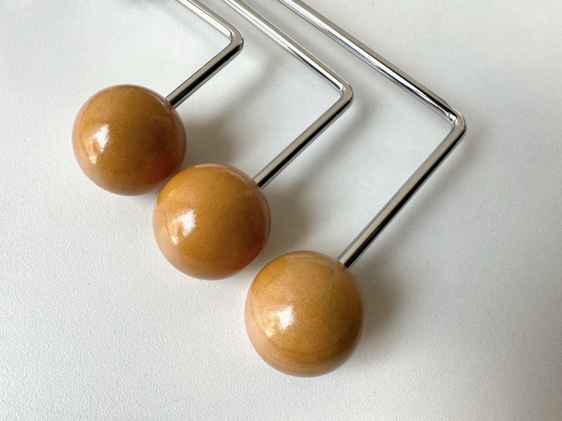 Mid Century Hooks Coat Rack Entryway Organizer Modern Minimalist Wall Art Decor gallery