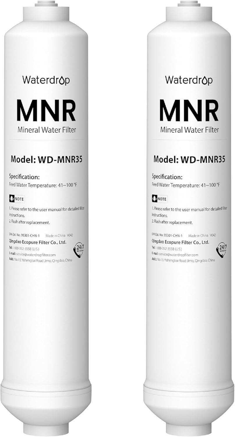 MNR35-2 Remineralization Filter, 1/4" Quick Connect Mineral Filter for Undersink gallery