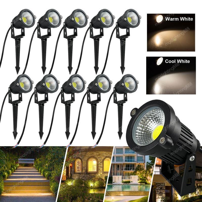 10X 12V 5W LED Landscape Spotlight Low Voltage 3000K/6000K Outdoor Pathway Light gallery