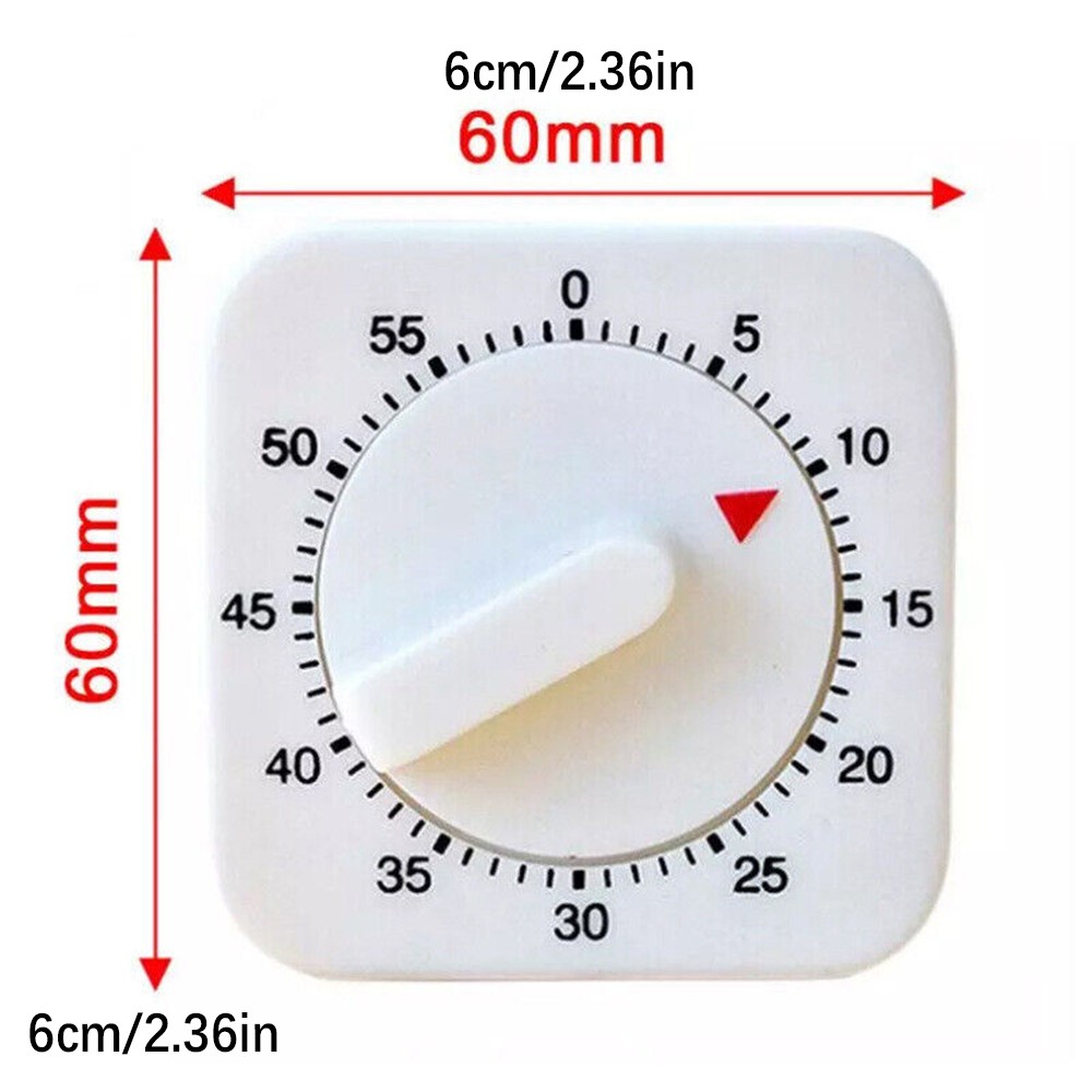 Mechanical Timer Game Count Down Counter 1Hr/60Min Alarm Kitchen Cooking Tool gallery