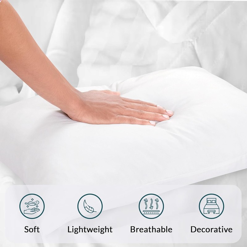 12 x 20 Pillow Insert - Down Alternative Throw Pillows Insert - Rectangle Pillow gallery