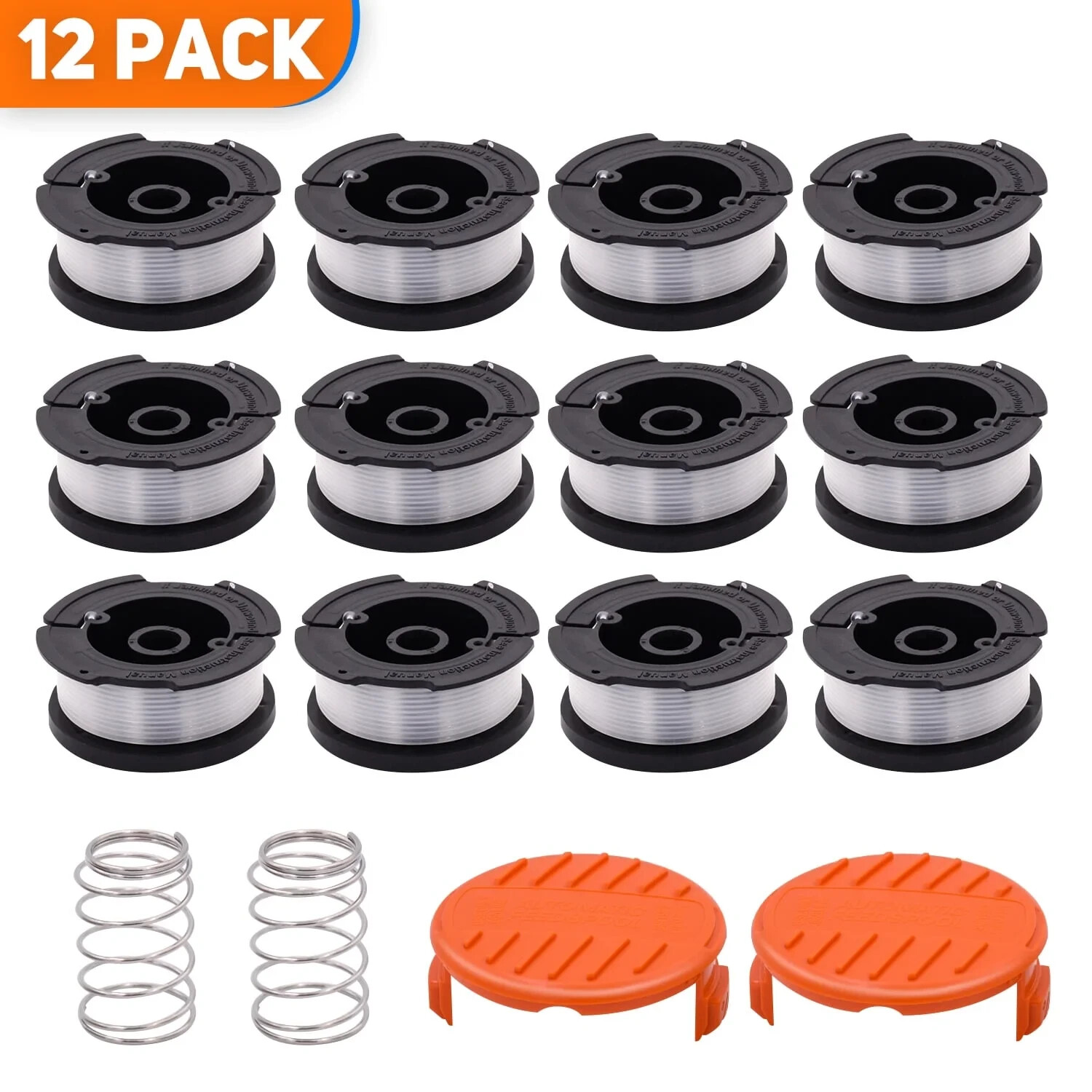 12-Pack 30ft .065 String Trimmer Line Replacement Spool for Black+Decker AF-100 gallery