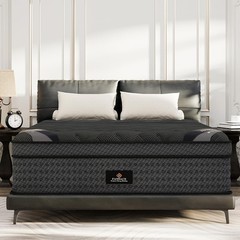 King Size Mattress (High-End Upgraded) (U.S. Standard), Black