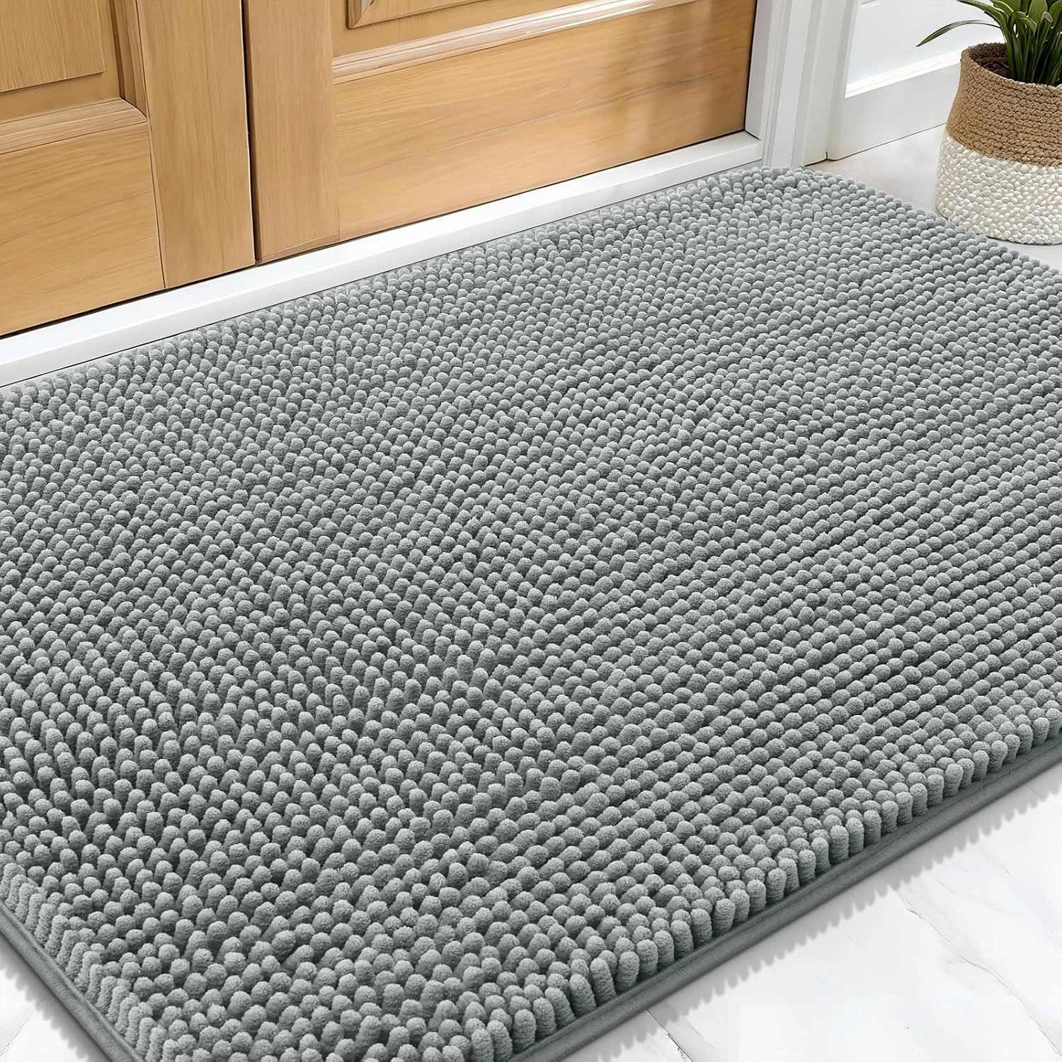 Dog Door Mat for Muddy Paws 30X20 Absorbs Moisture and Dirt Absorbent free Shipp gallery